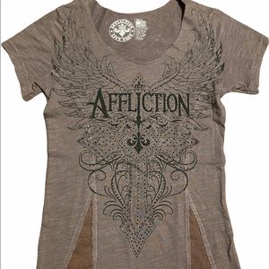 🎈⏰Flash Sale Hurry🎈⏰Affliction top size small NWOT